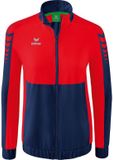 Erima Six Wings Presentatiejack Dames - Rood / New Navy | Maat: 34