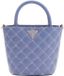 GUESS Giully II Mini Tote Grey Blue schoudertas