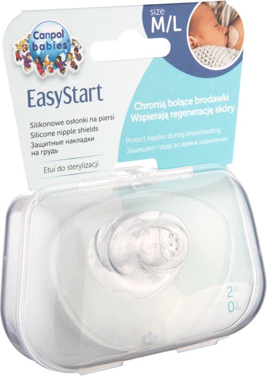 Canpol babies EasyStart Silicone Nipple Shields M 2 pcs