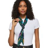 Kurt Geiger sjaal met print petrol