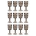Boland - Bekerset met doodshoofd, 12 stuks