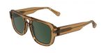 Lacoste L6094S Honey Gouden Rechthoekige Volledig omrand Mannen Zonnebrillen