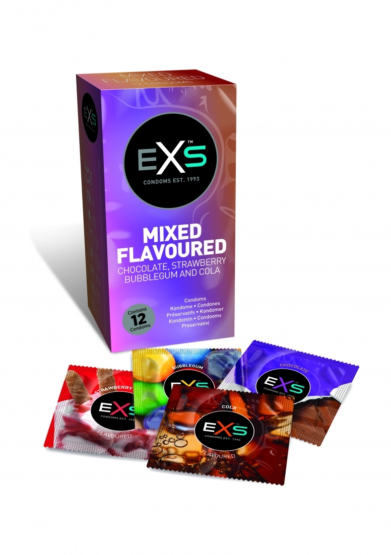 EXS Condoms Exs Mixed Flavoured - 12 pack