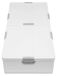 Boîte de rangement - Boîte rectangulaire pliable - Dimensions 101 x 51,5 x 24 cm - Avec 6 fermetures sécurisées - Fabriqué en plastique PP - Adapté pour chambre, salle de bain, dressing - Blanc