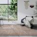 Elle Decor ation Pigment Hoogpolig tapijt, modern woonkamertapijt, shaggy, modern patroon, wollig, zacht, boho-tapijt voor woonkamer, slaapkamer, beige, 80 x 120 cm