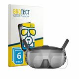 BROTECT Bedifol GmbH Screenprotector 6 Stuks voor DJI Goggles N3 (Lens) Beschermglas transparant