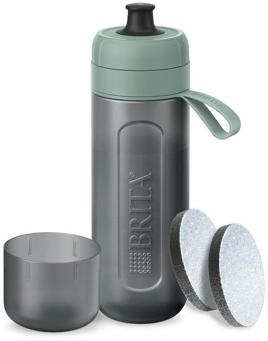 Brita Fles met Filter 1052251 Zwart Groen 600 ml