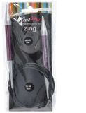KnitPro Zing aiguilles circulaires 150cm 12.00mm - 3 pièces