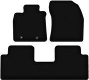 Wielganizator BASIC zwarte veloursmatten voor: Toyota Avensis III T27 stationwagen, liftback, sedan (2009-2018)