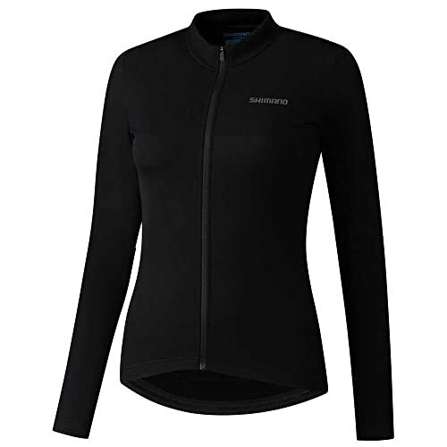 Shimano Dames Element LS Jersey, Zwart, Maat S