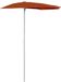 Syfax Parasol half met paal 180x90 cm terracottakleurig