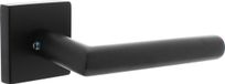 Intersteel Deurkruk Jura op vierkante massieve rozet rvs mat zwart
