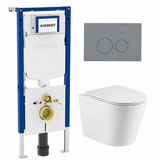 Geberit QeramiQ Dely Toiletset - Mat Wit