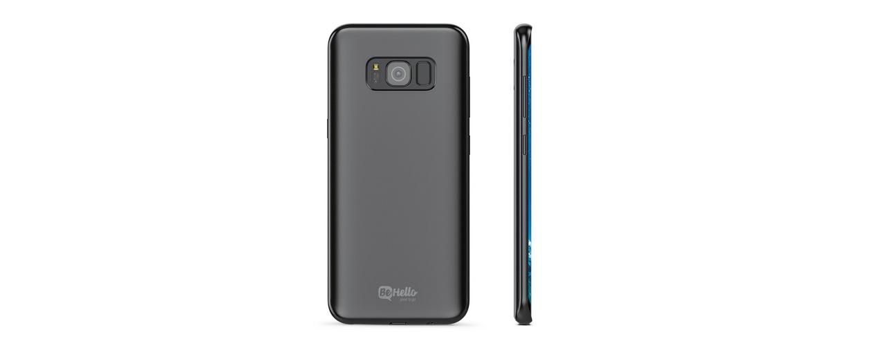 BeHello BEHGEC00147 - Mobiele telefoon behuizing - Zwart - Samsung Galaxy S8