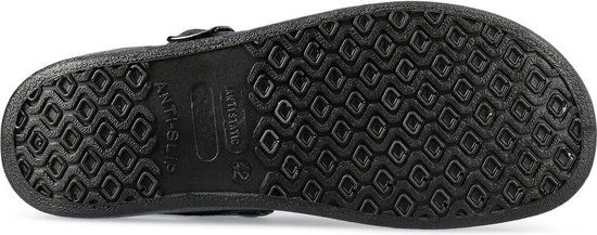 Sika Werk schoenen, zwarte slippers