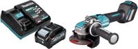 Makita GA 041 GM101 Accu haakse slijper 40 V max. 125 mm X-LOCK Brushless + 1x oplaadbare accu 4.0 Ah + lader