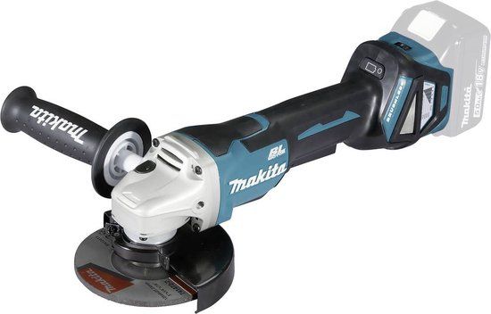 Makita DGA 515 Z Accu-haakse slijper - 18 V - 125 mm - Zonder accu, zonder oplader