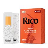 Rico Organic Altsaxofoonrieten, Sterkte 3.5, 10 Pak