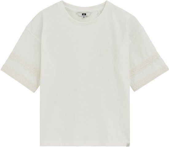 WE Fashion Meisjes T-shirt met embroideries