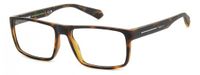Polaroid PLD D532 bril, mat Havana, 57, uniseks, volwassenen, Bruin/Groen (Matte Havana), 57