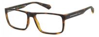 Polaroid PLD D532 bril, mat Havana, 57, uniseks, volwassenen, Bruin/Groen (Matte Havana), 57