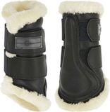 Zachte Covalliero Pelisa beenbeschermers, Zwart, Full (L)