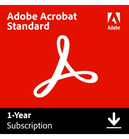 Adobe Acrobat Standard - 1 User - 1 Year