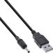 InLine 26806C electriciteitssnoer Zwart 3 m USB A 3.5 x 1.35 mm