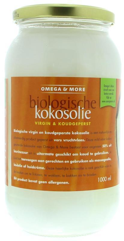 Omega&More Omega & More Kokosolie Extra Virgin Eko 1000ml