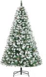 Merkloos / Sans marque Wan GmbH Kunstkerstboom met sneeuw - 180 cm - Groen en wit