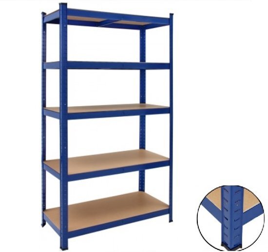 Monzana Metalen Opbergrek tot 875kg blauw