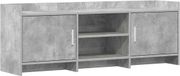 vidaXL TV-meubel 130 x 33 x 47 cm Betongrijs Bewerkt hout