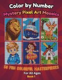 Color by Number: Mystery Pixel Art Mosaics