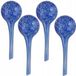 bouteille 4x arroseur de plantes en verre bleu 200ml