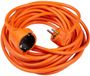 Technik Verlengsnoer 10m - Verlengkabel Buiten - H05VV-F3 - 3x1.5mm² - Geaard - IP44 - Oranje