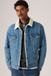 Levi's Type III Sherpa Truckerjack - Homme - 2XL - Medium wassing / Washed Away Sherpa