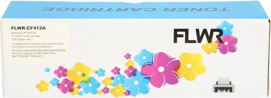 FLWR - Toner cartridge - geel - voor HP - 2300 pagina's - FLWR-CF412A