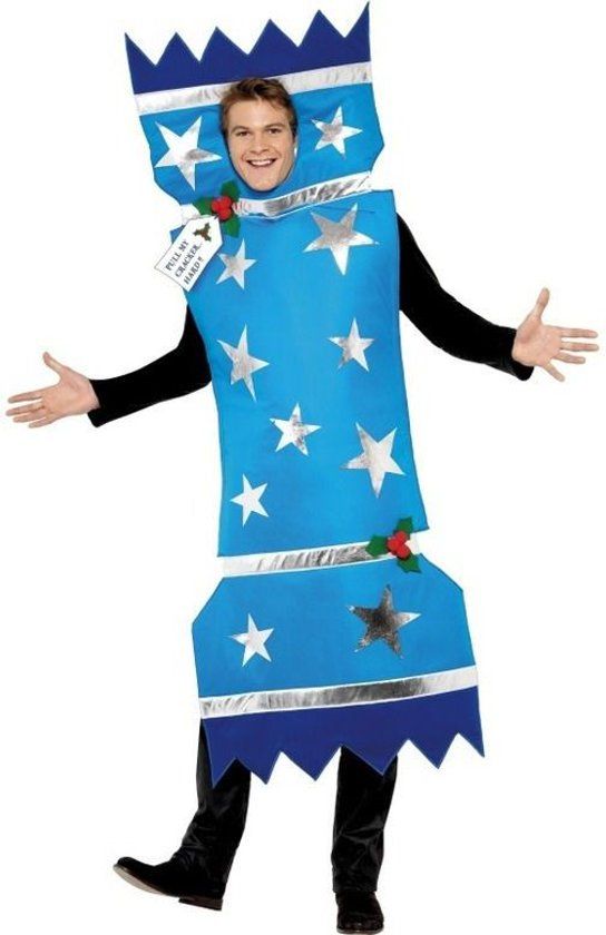 Smiffys Christmas Cracker Costume Adult One Size Christmas Fancy Dress