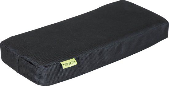 Dresco Bagagedragerkussen Zwart - Universeel - Polyester - 16.60 cm