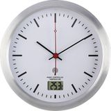 Renkforce E1003R - Wandklok - 17 cm - Zilver