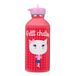 Draeger Paris Roestvrijstalen waterfles voor kinderen - Little kitten - roze