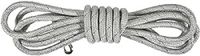 Bobby Walk 5 M hondenriem 3 meter/dikte 1,2 cm, slanglijn, robuust nylon, grijs, 5 meter