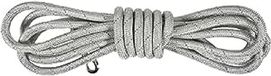 Bobby Walk 5 M hondenriem 3 meter/dikte 1,2 cm, slanglijn, robuust nylon, grijs, 5 meter