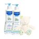 Mustela Hydra Bebe Gel lavant doux pour cheveux et corps et lotion pour le corps en set, 2 x 500 ml