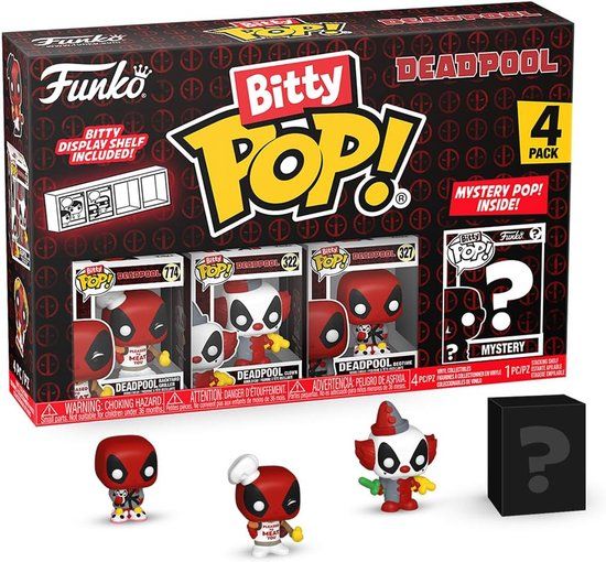 Funko Bitty Pop! Marvel: Deadpool Backyard Griller 4-pack