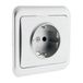 Zenitech, 10/16A witte Schuko inbouwstopcontact, Antaria 3