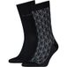 Calvin Klein chaussettes CK MEN SOCK EMBLEM AOP (2 paires) avec ceinture confortable, mélange de coton, élastique