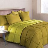 Caleffi 1000878 microvezel modern dekbed voor Frans bed, bos