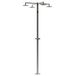 Sined INOX IDRA 4T - Douche extérieure double Fire en acier brossé