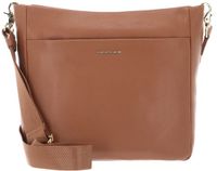 Mandarina Duck Mellow Leather Crossover Bag Pecan Nut Lichtbruin